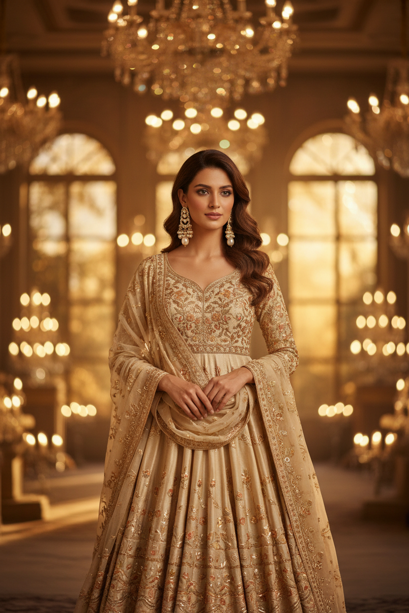 Indian Wedding Guest Warm Ivory Ethnic Jewellery