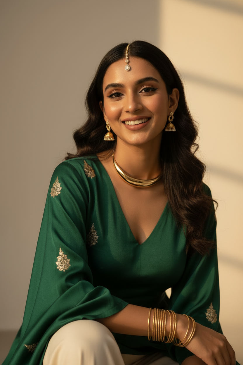 Natural Realistic Indian Jewellery